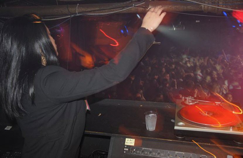 Tiffany says she was "Totally hard at work" here.